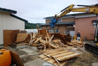 湯沢市Ｋ様邸　物置切り離し減築工事