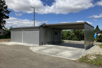 横手市　カーポート、ガレージ工事